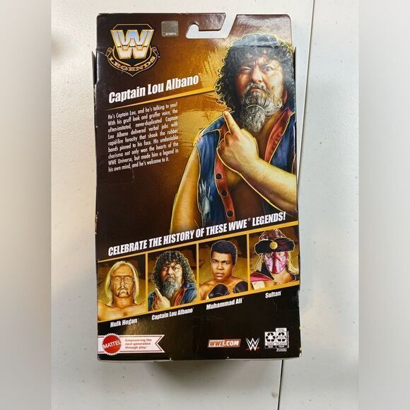 NIB WWE CAPTAIN LOU ALBANO Legends Elite Collection Action Wrestling Series 22 - Picture 5 of 5